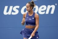Leylah Fernandez at the 2023 US Open.